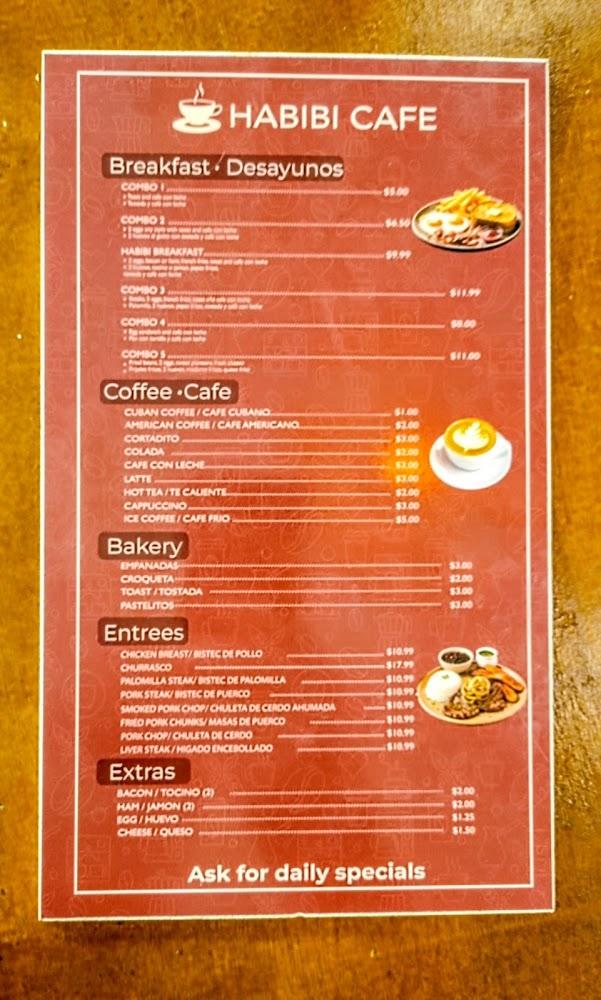 HABIBI CAFE Menu image 1